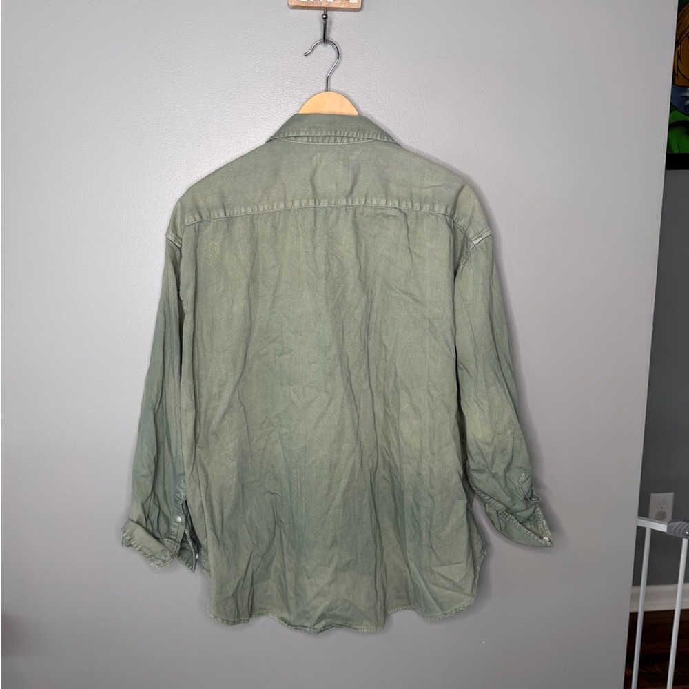 NWT Aerie Faded Boyfriend Button Down - Picture 3 of 11